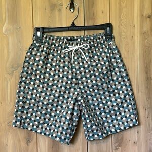 Express Men’s Geometric Patter Swimming Trunks